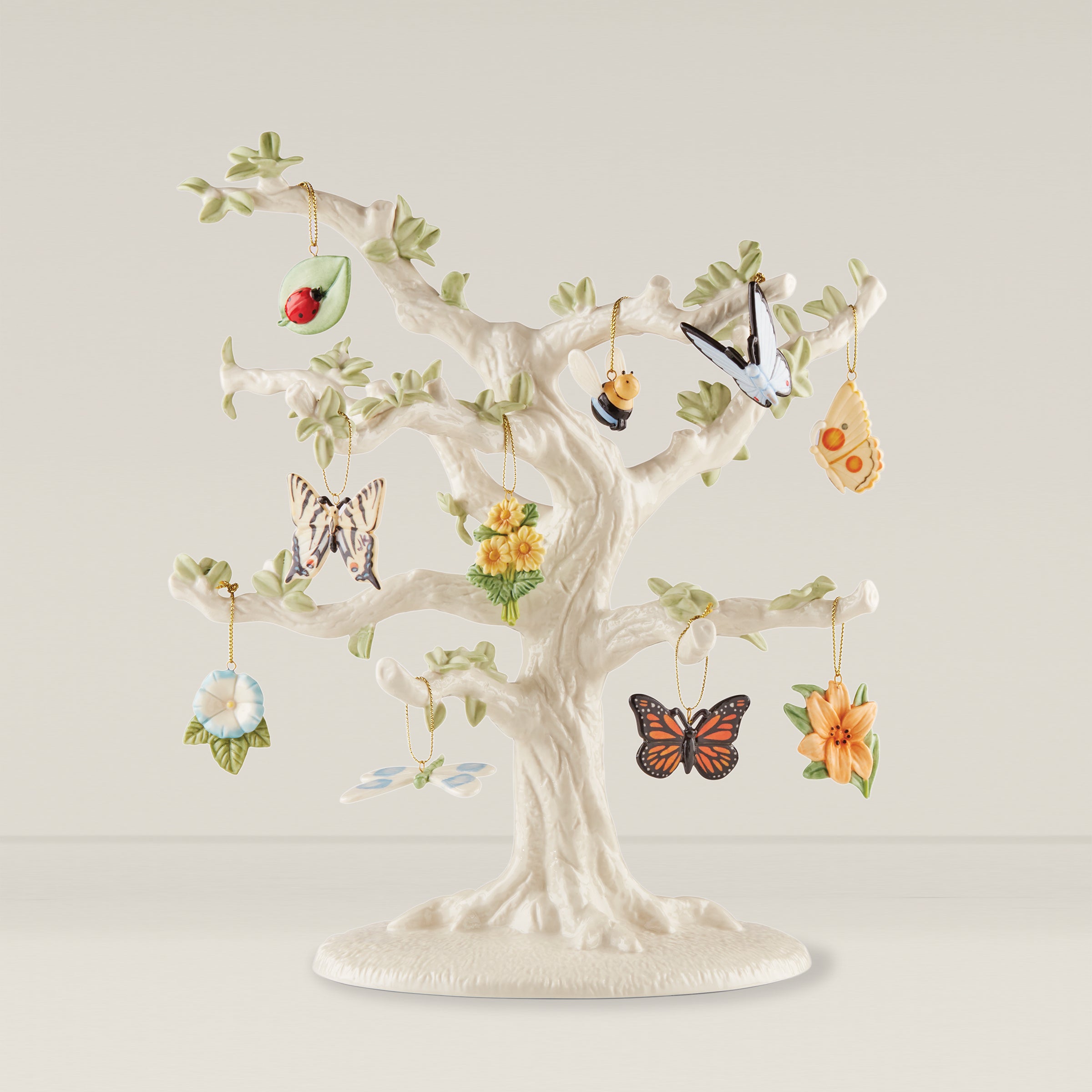 Butterfly Meadow 10-Piece Ornament Set - Elegant Home Decor for Christmas Tree, Party & Wedding Decorations