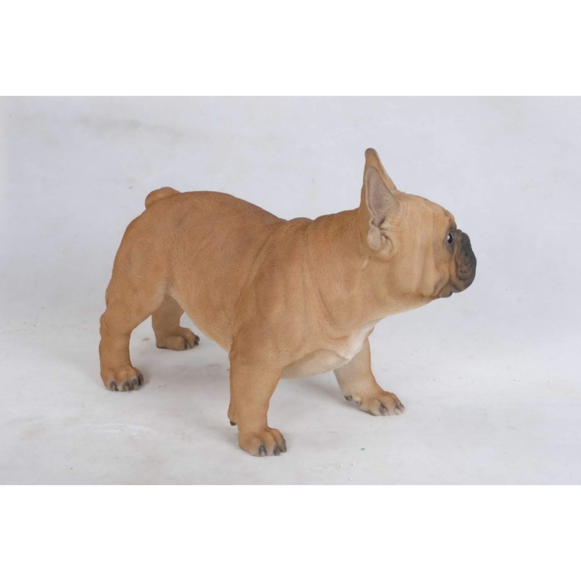 French Bulldog Outdoor Garden Statue - 20 Inch Handcrafted Decorative Sculpture for Patio, Lawn, and Yard Decor