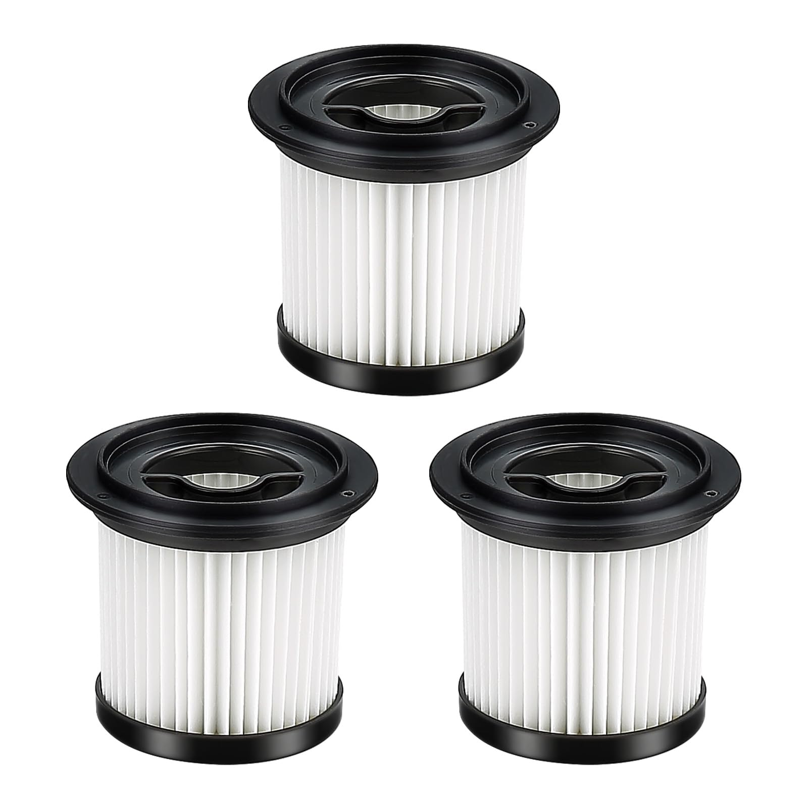Moolan 3-Pack HEPA Replacement Filters for V1PRO Cordless Vacuum Cleaner - Gray | Compatible with Moolan V1PRO Vacuum | Perfect for Pet Hair, Dust & Allergen Removal in Home Cleaning