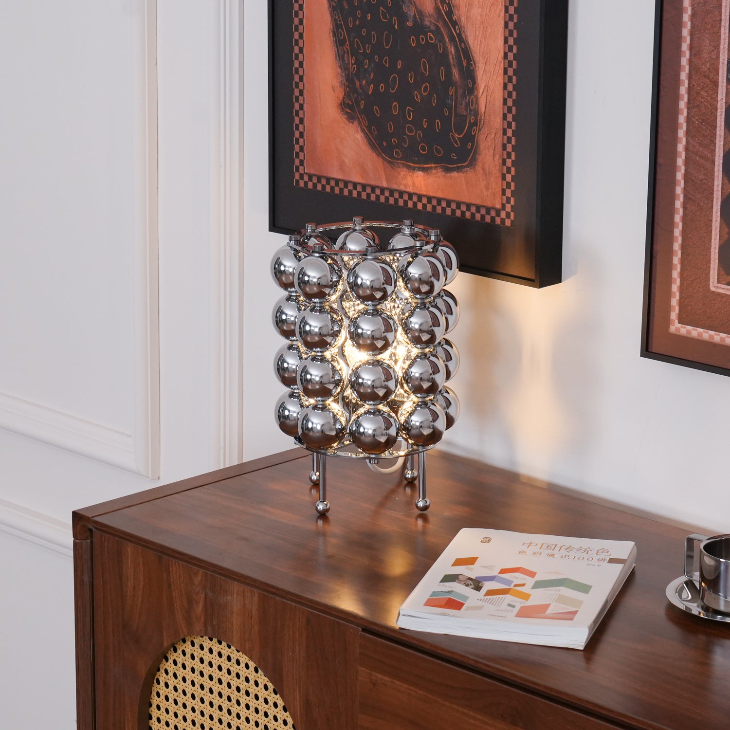 Kare Modern Table Lamp - Stylish LED Nightstand Light for Bedroom, Living Room & Office - Warm White & Cool White Dimmable Lighting
