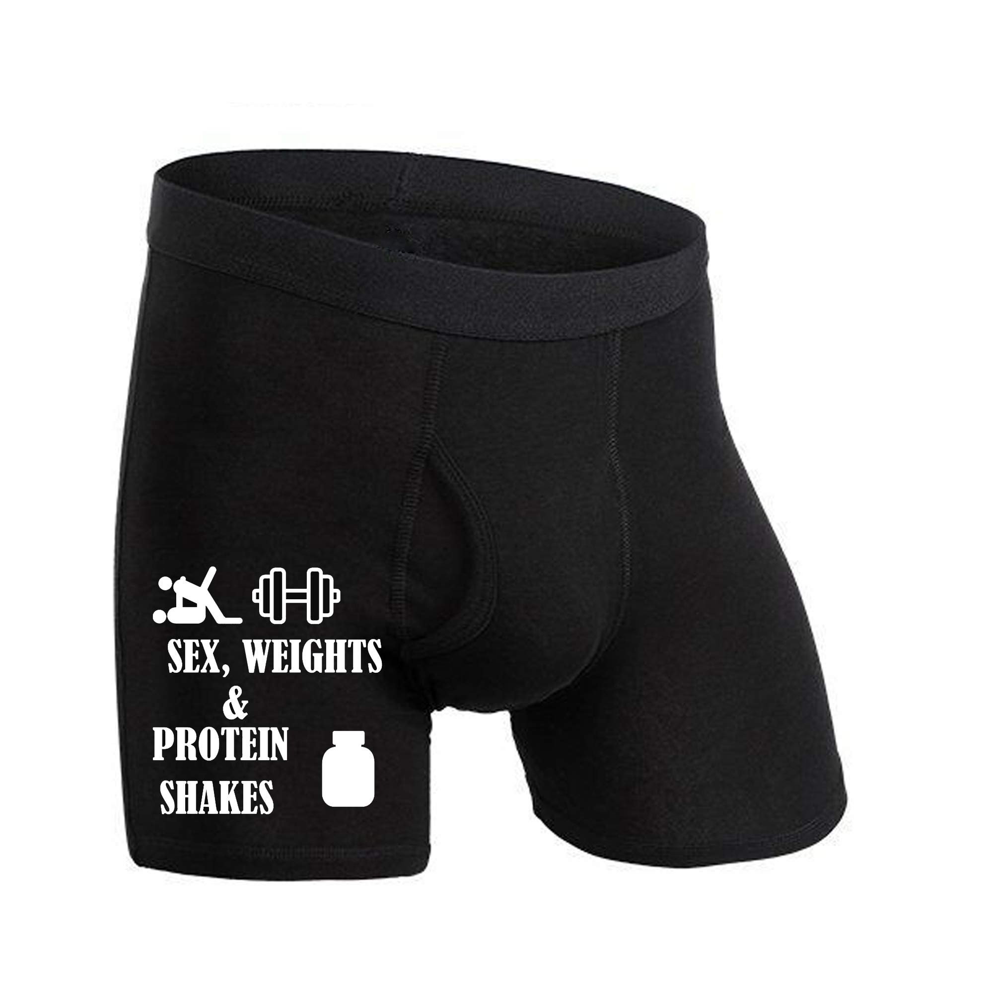 Lovedusts Men's Boxer Briefs - Comfortable Underwear for Gym, Workout & Protein Shakes - Perfect for Sports, Fitness & Daily Wear