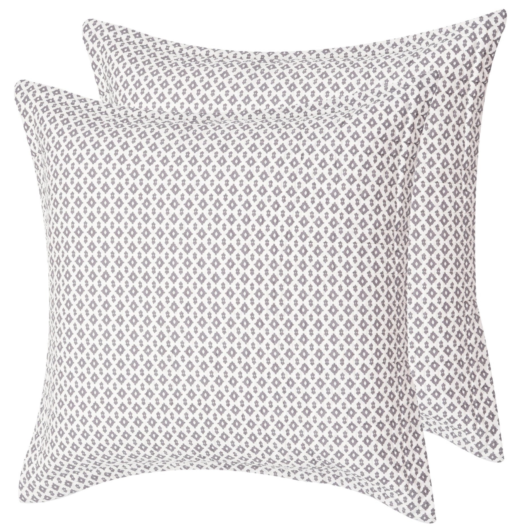 Nacala Euro Sham Pillow Covers Set of 2 - Premium Decorative Square Pillowcases for Bedroom Decor, Living Room, Sofa & Couch