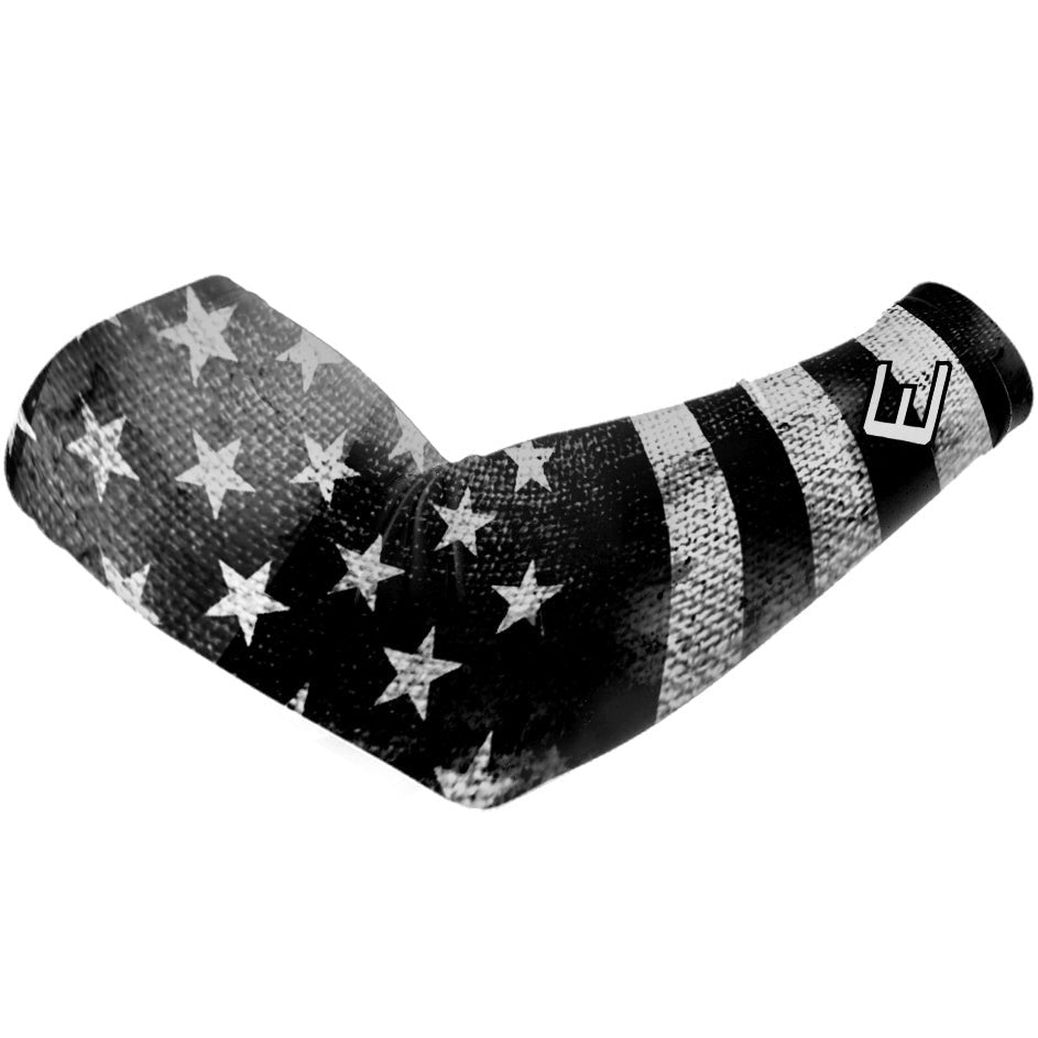 Shadow Old Glory Arm Sleeve - UV Protection Compression Sleeves for Sports & Outdoor Activities | Basketball, Running, Cycling, Gym Workout