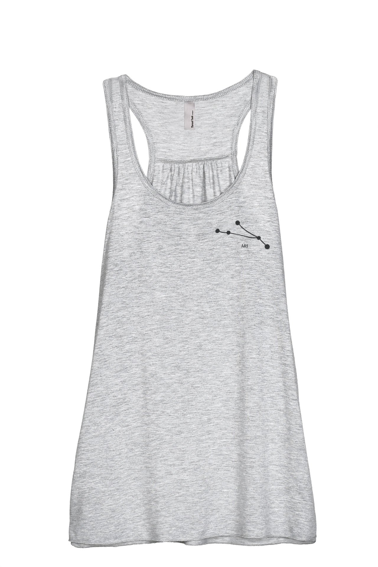 Aries Zodiac Sign Women's Sleeveless Racerback Tank Top - Flowy Casual Summer T-Shirt for Horoscope Lovers | Perfect for Yoga, Beach Outfits & Everyday Wear