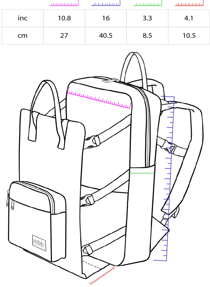 Popin'jo Big'Jo V2 Skateboard Backpack - Durable Waterproof Skate Bag for Men & Women with Padded Laptop Compartment - Perfect for Skateboarding, School, Travel & Daily Commute