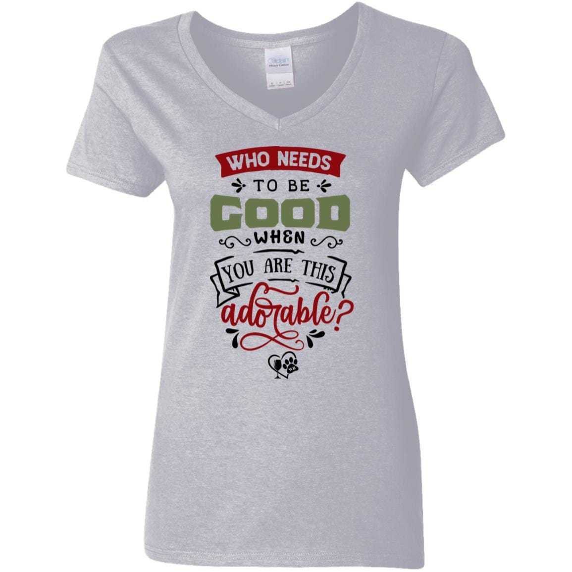 WineyBitches.Co Women's 5.3 oz V-Neck T-Shirt - Soft Cotton Casual Tee for Everyday Wear, Girls Night Out & Wine Tasting Events