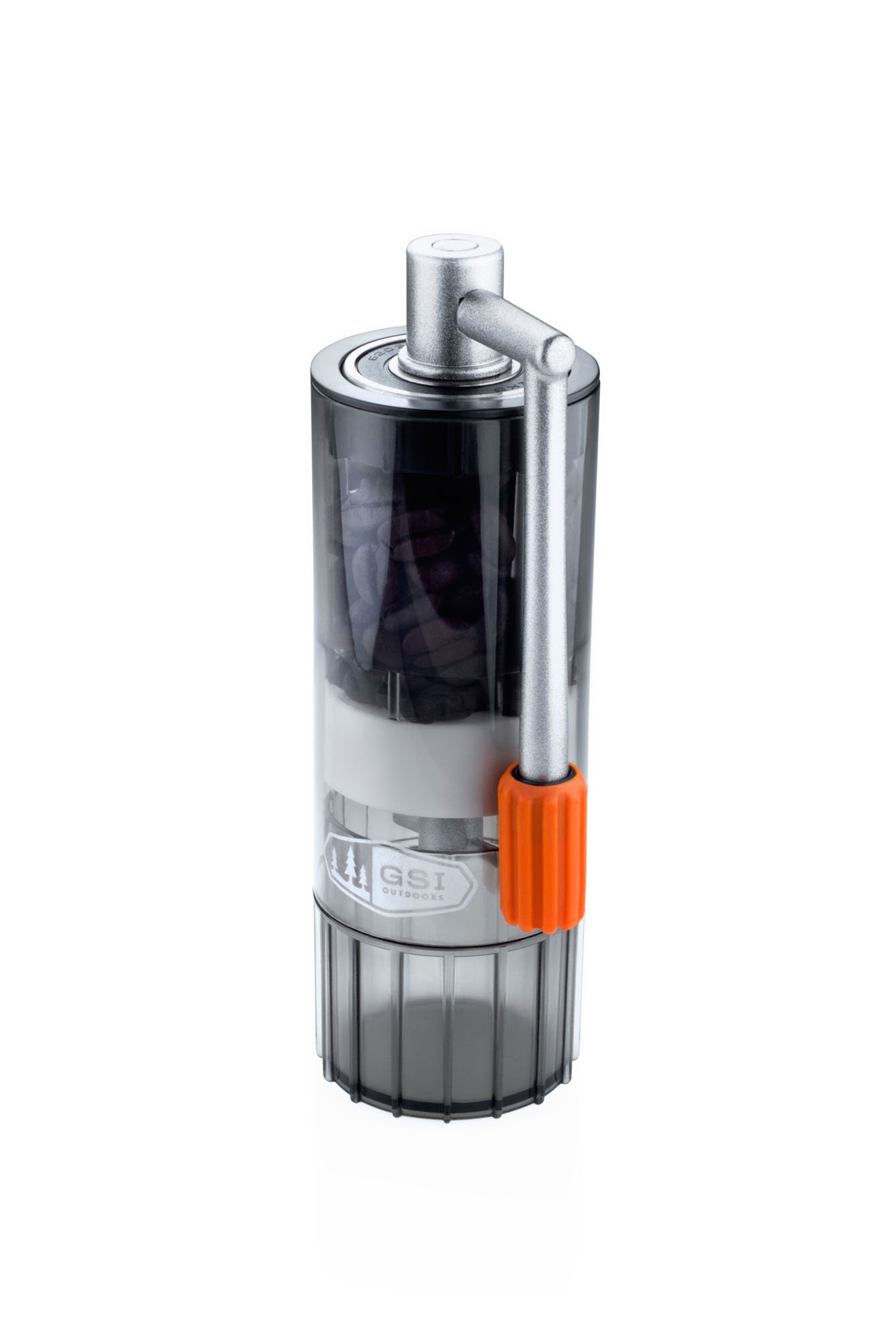 GSI Outdoors Javamill Manual Coffee Grinder - Portable Hand Crank Mill for Camping, Hiking & Travel - Premium Stainless Steel Burr Grinder Since 1985 - Perfect for Fresh Coffee in Outdoor Adventures