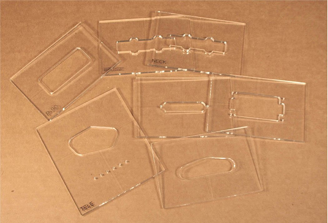 JANNIRESS Pickup Routing Template for Music Man Guitars - Perfect for DIY Guitar Mods & Custom Builds