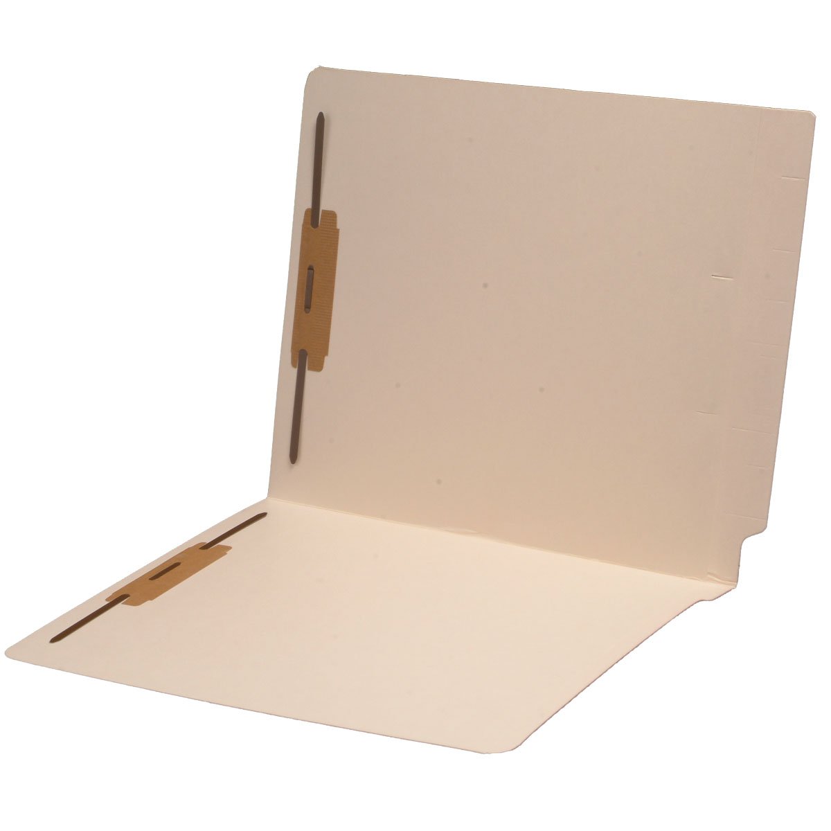 ACS Letter Size 11pt & 14pt 2-Ply Manila End Tab Folder with 'Confidential' Print - Front & Back - 2