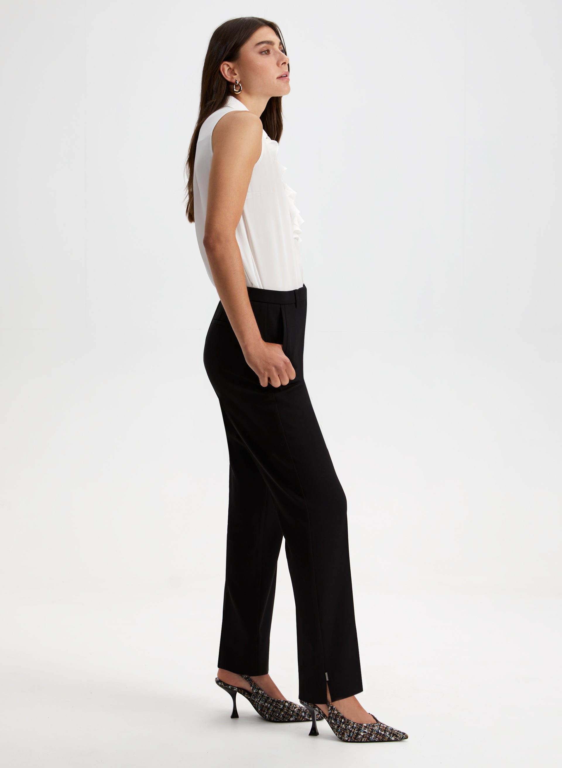 Essential Signature Fit Pants for Men & Women - Comfortable Stretch Work Pants for Office, Business Casual & Travel