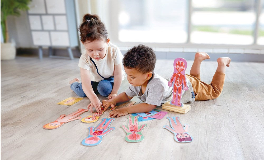 Human Body Magnetic Puzzle for Kids - Educational Anatomy Learning Toy for Science & STEM Classroom, Homeschooling & Playtime