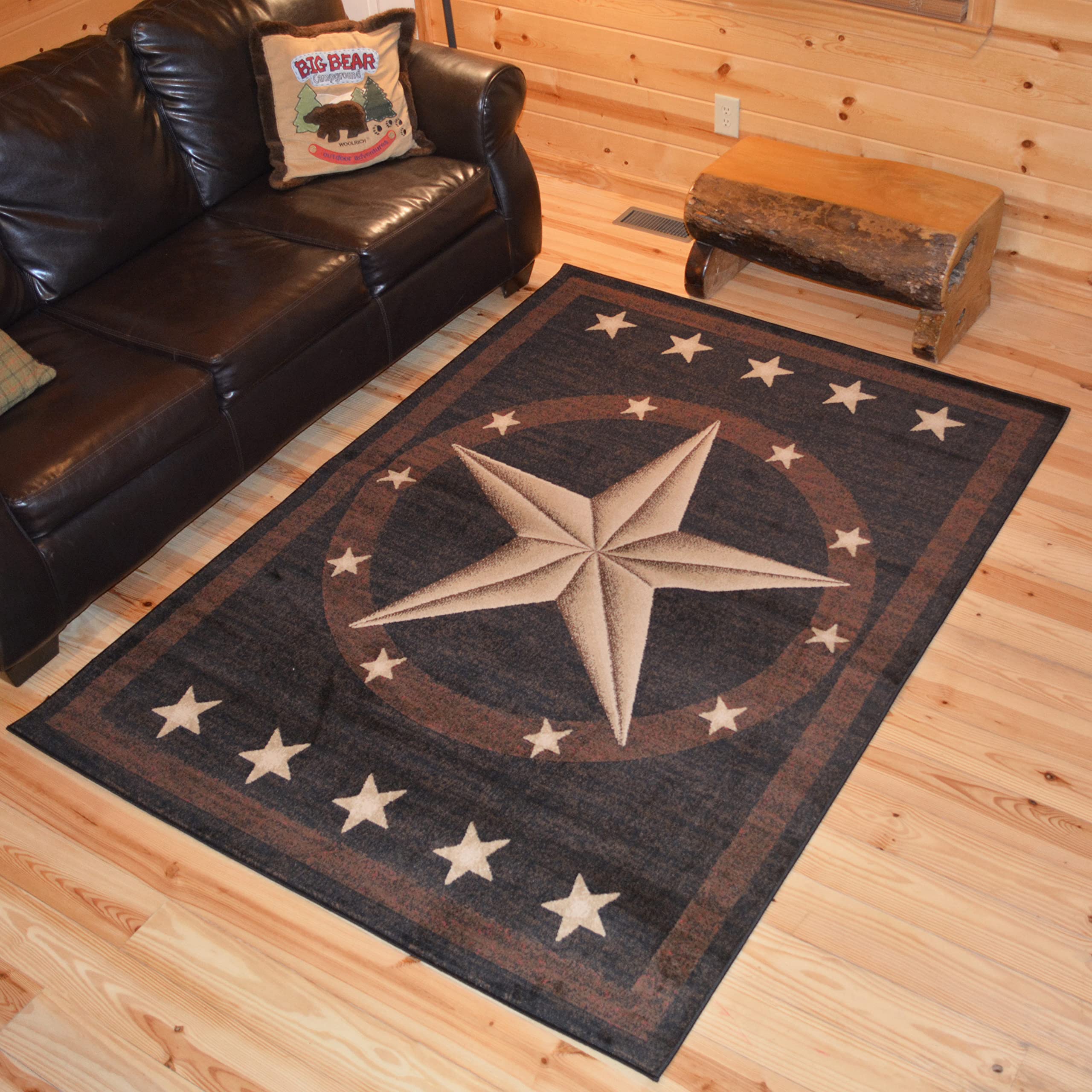 Western Texas Star Area Rug 2'2