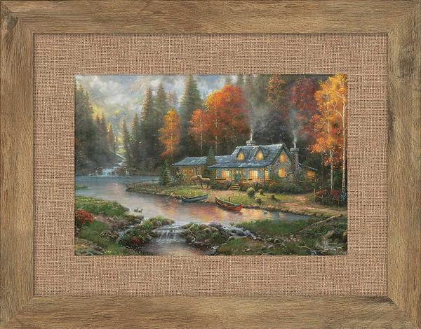 Evening at Autumn Lake - Stunning Landscape Wall Art for Home & Office Decor | Perfect for Living Room, Bedroom, or Gift