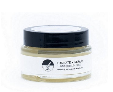 Organic Immortelle & Rose Face Balm by Earth tu Face - Hydrating & Nourishing Skincare for Dry & Sensitive Skin - Perfect for Nighttime & Winter Care