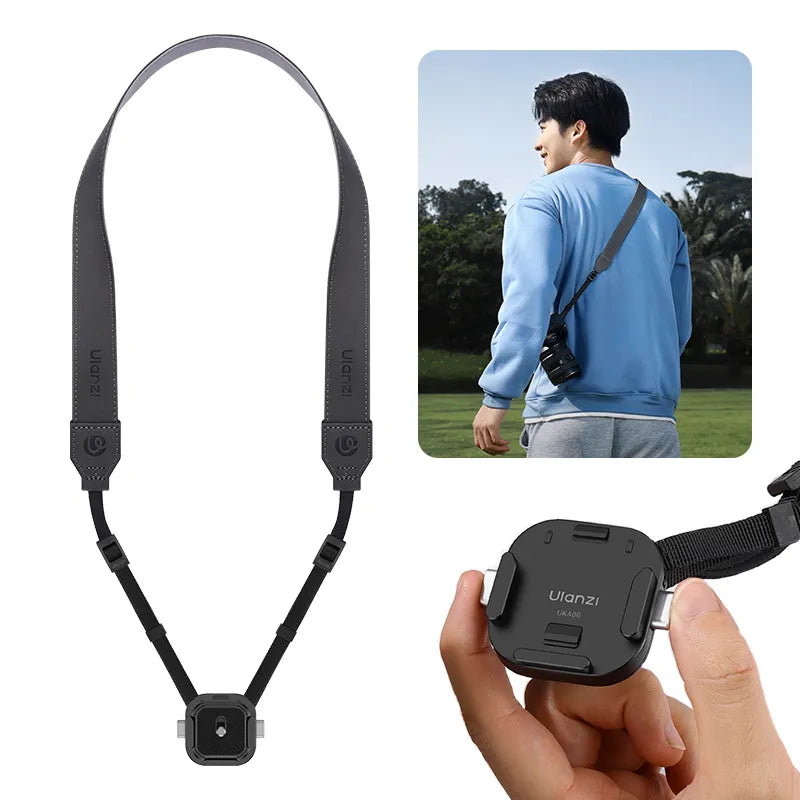 Ulanzi UKA06 Quick Release Shoulder Strap Kit C036 - Perfect for DSLR Cameras, Mirrorless Cameras & Video Equipment - Ideal for Travel, Vlogging & Outdoor Photography