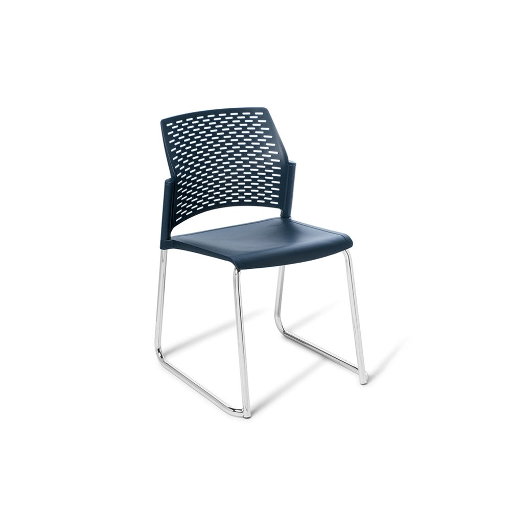 Ergonomic Mesh Office Chair - Adjustable Height Swivel Task Chair with Lumbar Support for Home & Office Meetings, Comfortable for Long Work Sessions