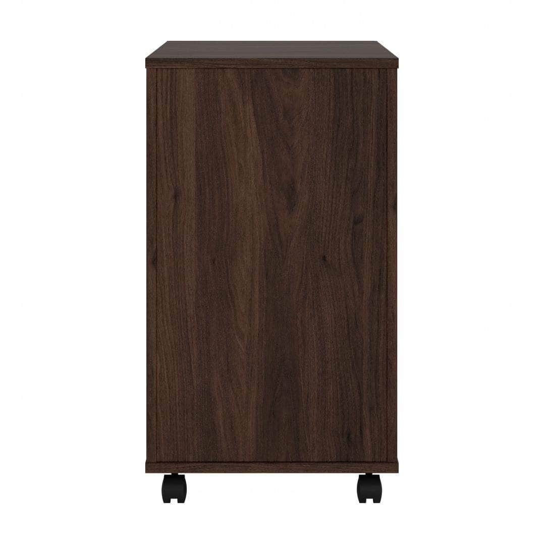 Zaniah 2 Drawer Mobile File Cabinet - Compact Rolling Storage Organizer for Office & Home, Available in Black/White/Gray - Perfect for Documents, Supplies & Small Space Organization
