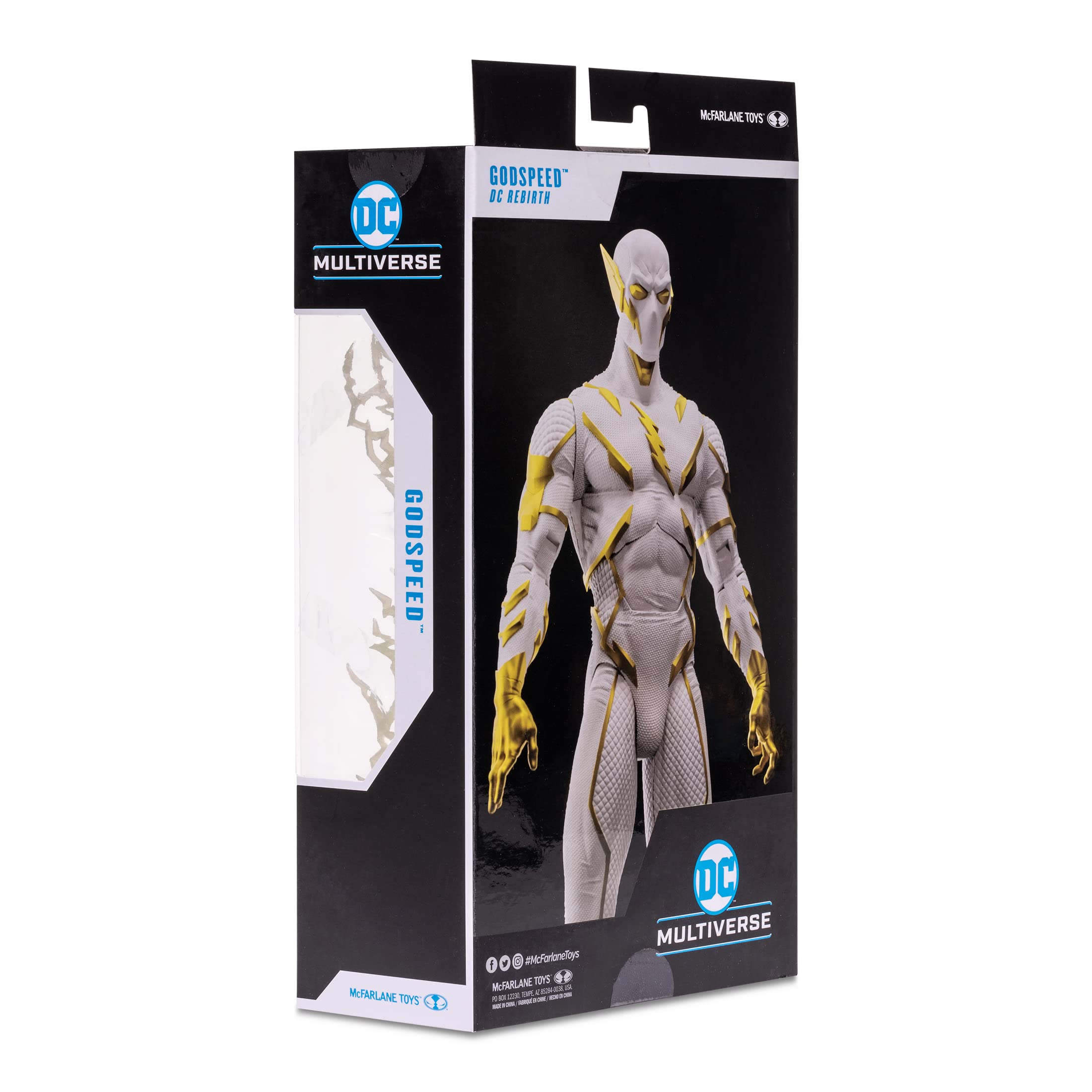 McFarlane Toys DC Multiverse Godspeed 7-Inch Action Figure with Collectible Accessories | DC Comics Superhero Figure for Display & Play | Perfect for Collectors & DC Fans