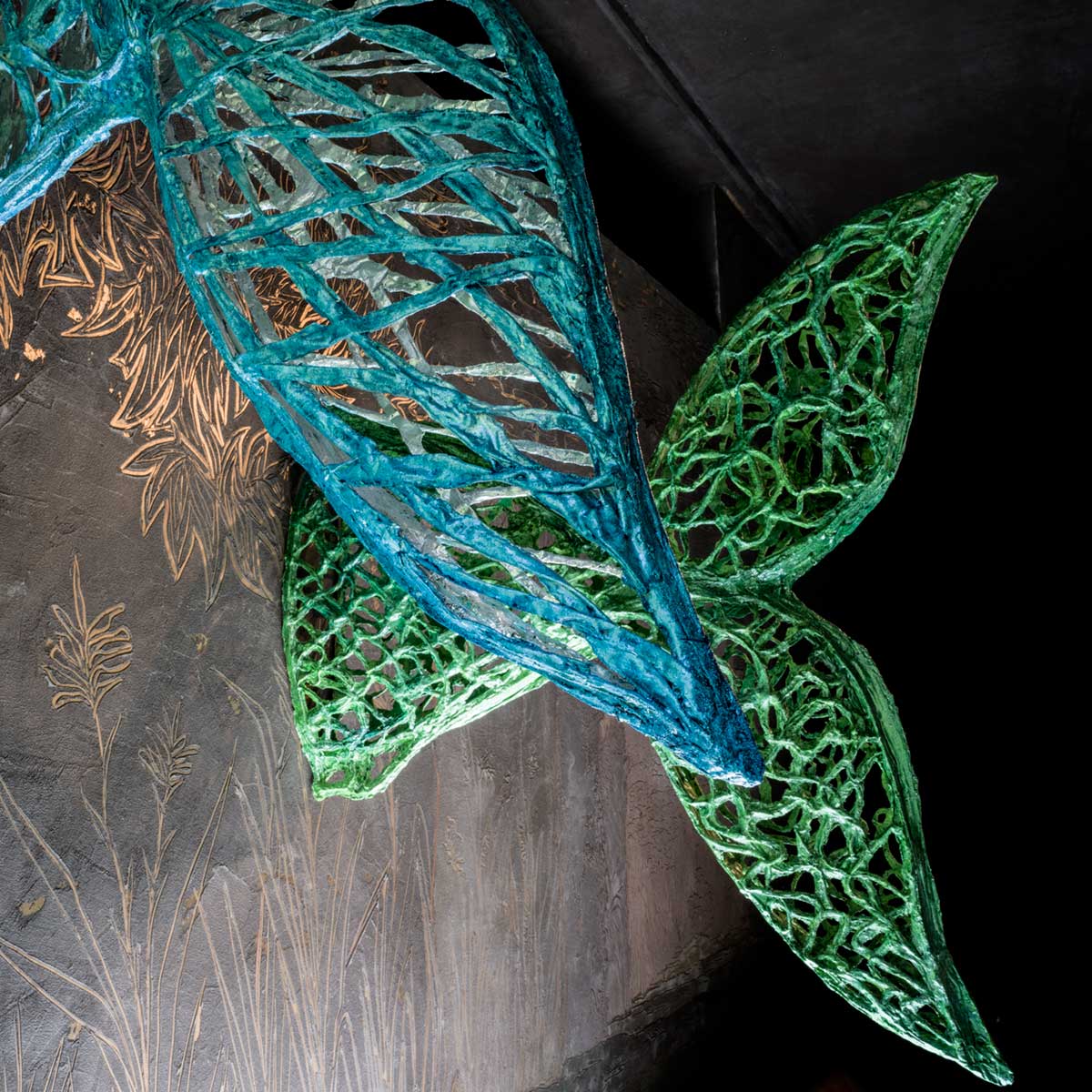 Eco-Friendly Amana Recycled Fabric Sculpture - Handmade Sustainable Home Decor for Living Room, Bedroom & Office
