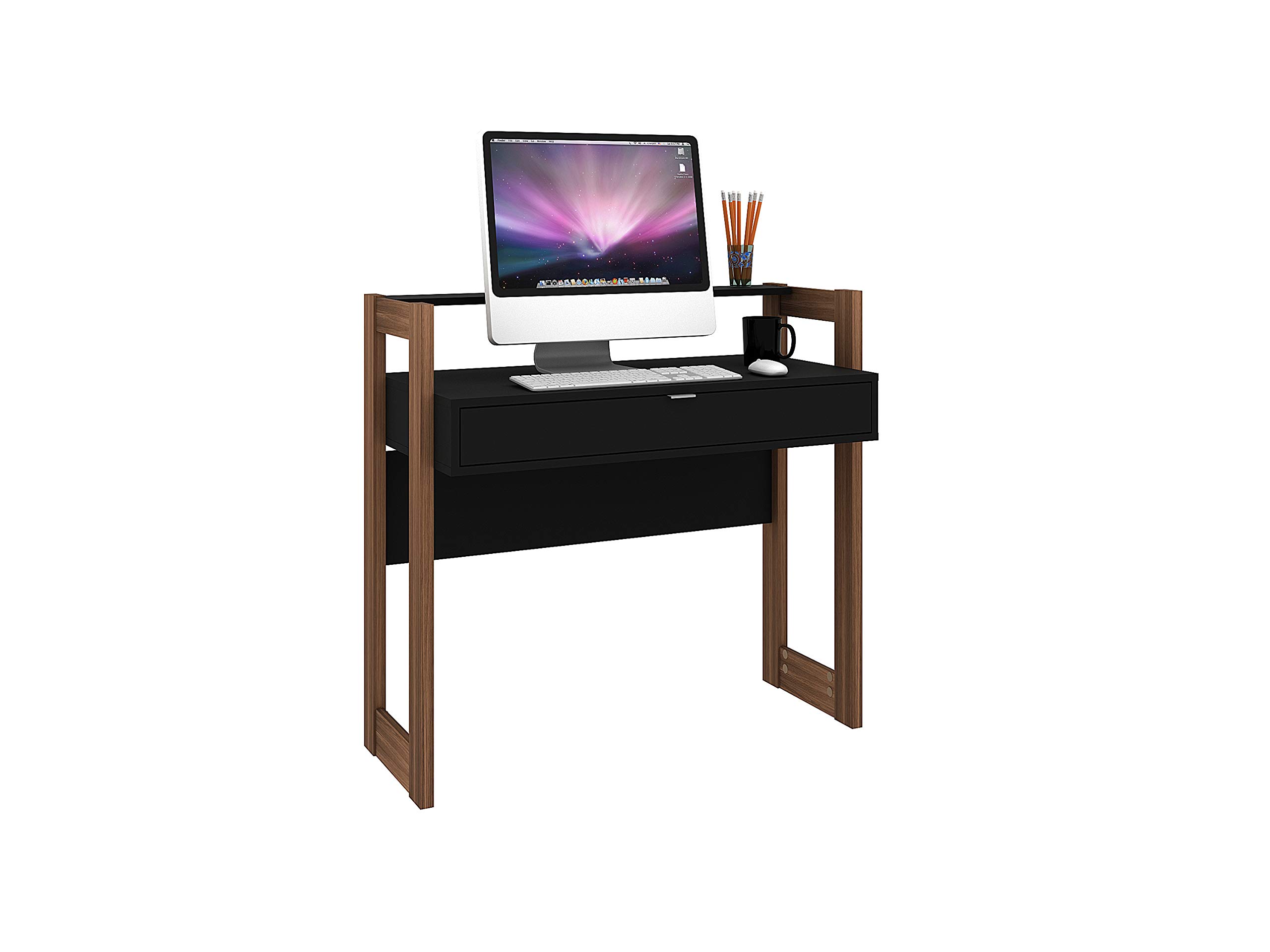 Rockport Black Computer Desk for Home Office & Gaming