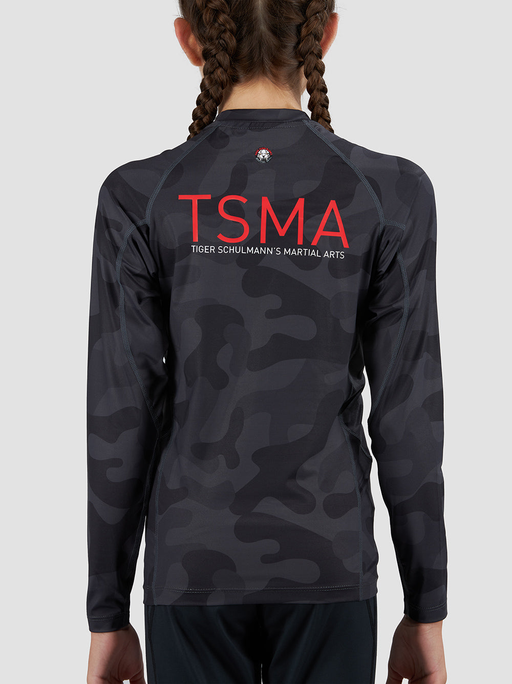 Rebel Kids Camo Rashguard - UPF 50+ Sun Protection Swim Shirt for Boys & Girls - Perfect for Swimming, Surfing, and Beach Activities