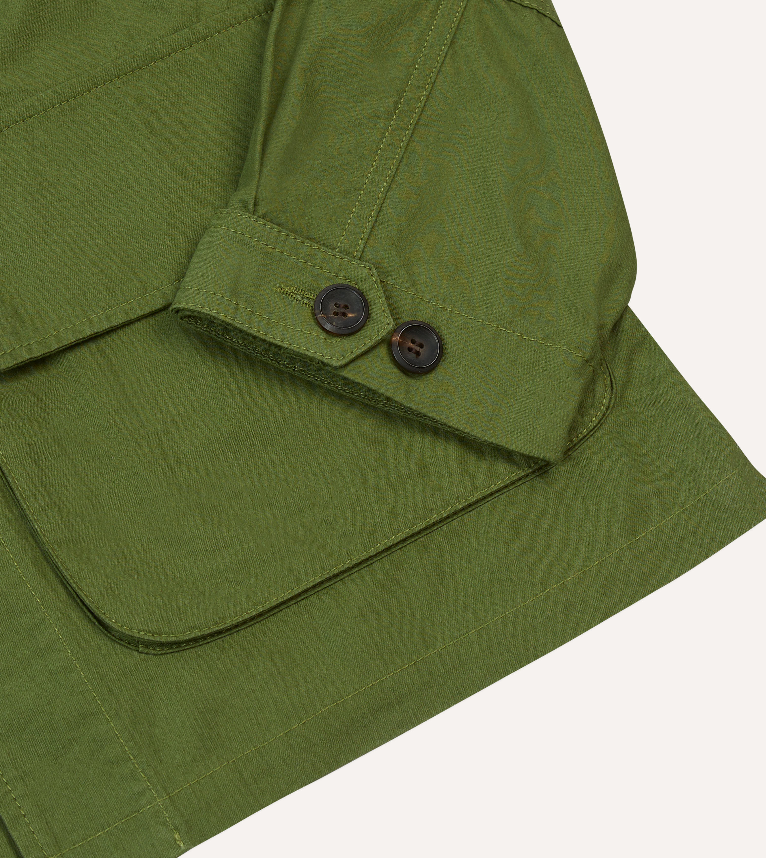 Premium Olive Cotton Jungle Jacket for Men & Women - Lightweight Outdoor Adventure Jacket for Hiking, Camping & Travel