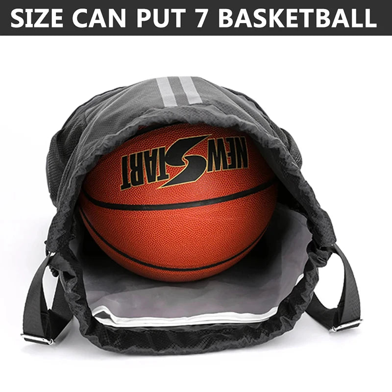 **Large Durable Men's Sports Bag for Football, Basketball, Gym & Swimming - Perfect for Outdoor Activities, Travel & Training**