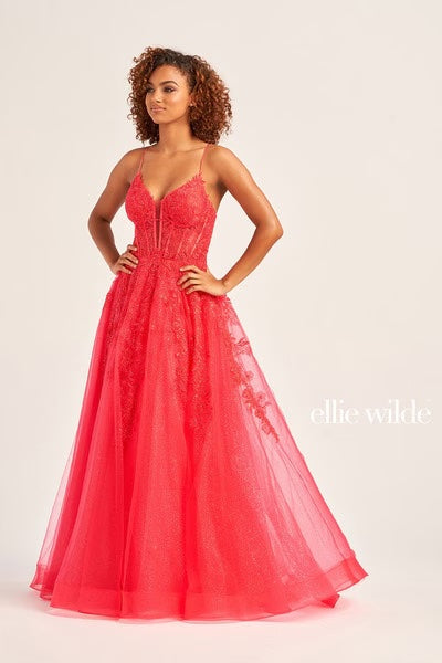 Ellie Wilde EW34036 Elegant Prom Dress for Women - Perfect for Homecoming, Formal Dances & Special Occasions