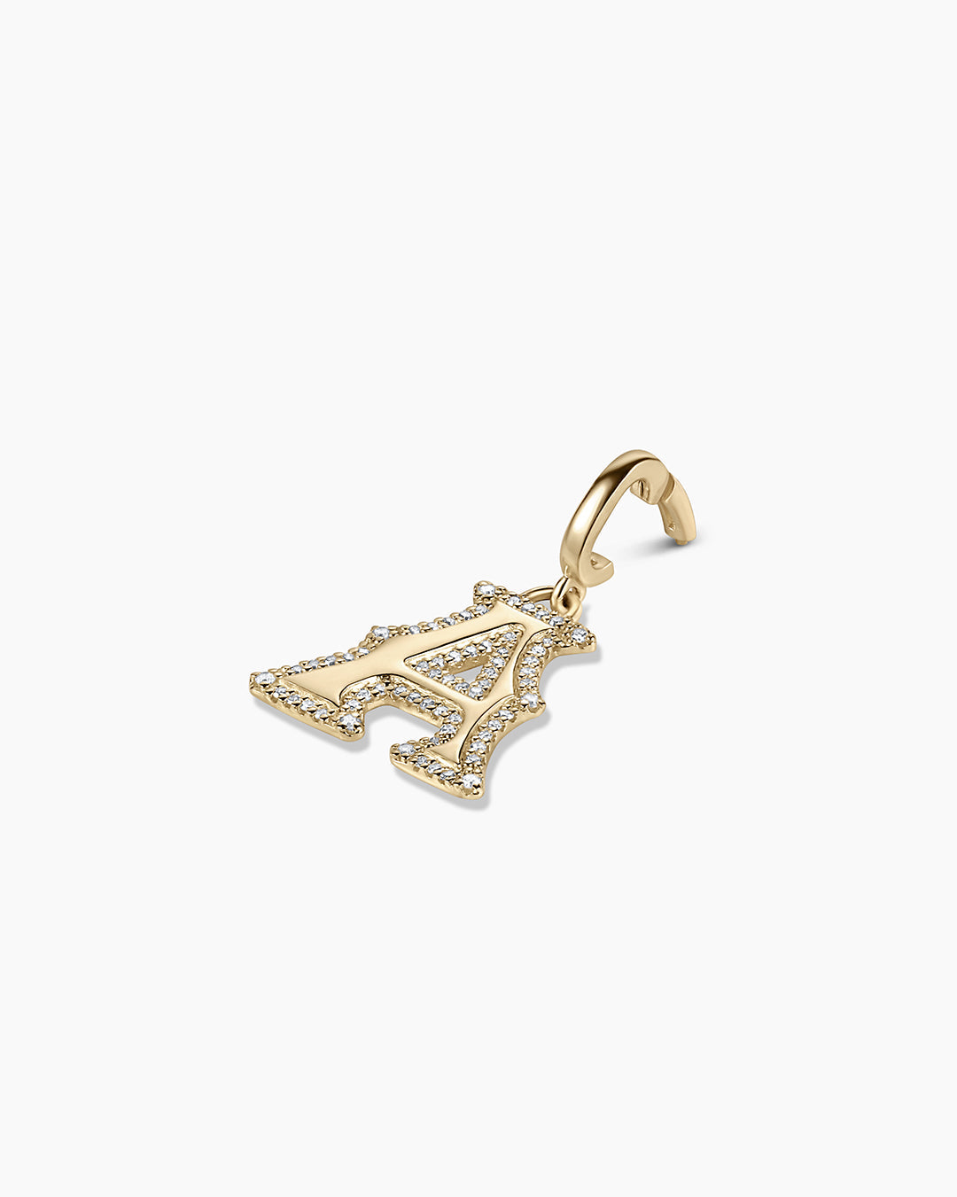 Diamond Era Alphabet Charm Pendant - A-Z Initial Letter Necklace for Women, Personalized Jewelry Gift for Her - Perfect for Birthdays, Anniversaries, and Special Occasions