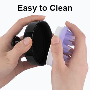 KitchenFest® Silicone Scalp Massage Brush - Shampoo & Hair Conditioner Tool for Deep Cleansing & Relaxation - Perfect for Salon, Home Spa & Daily Hair Care Routine