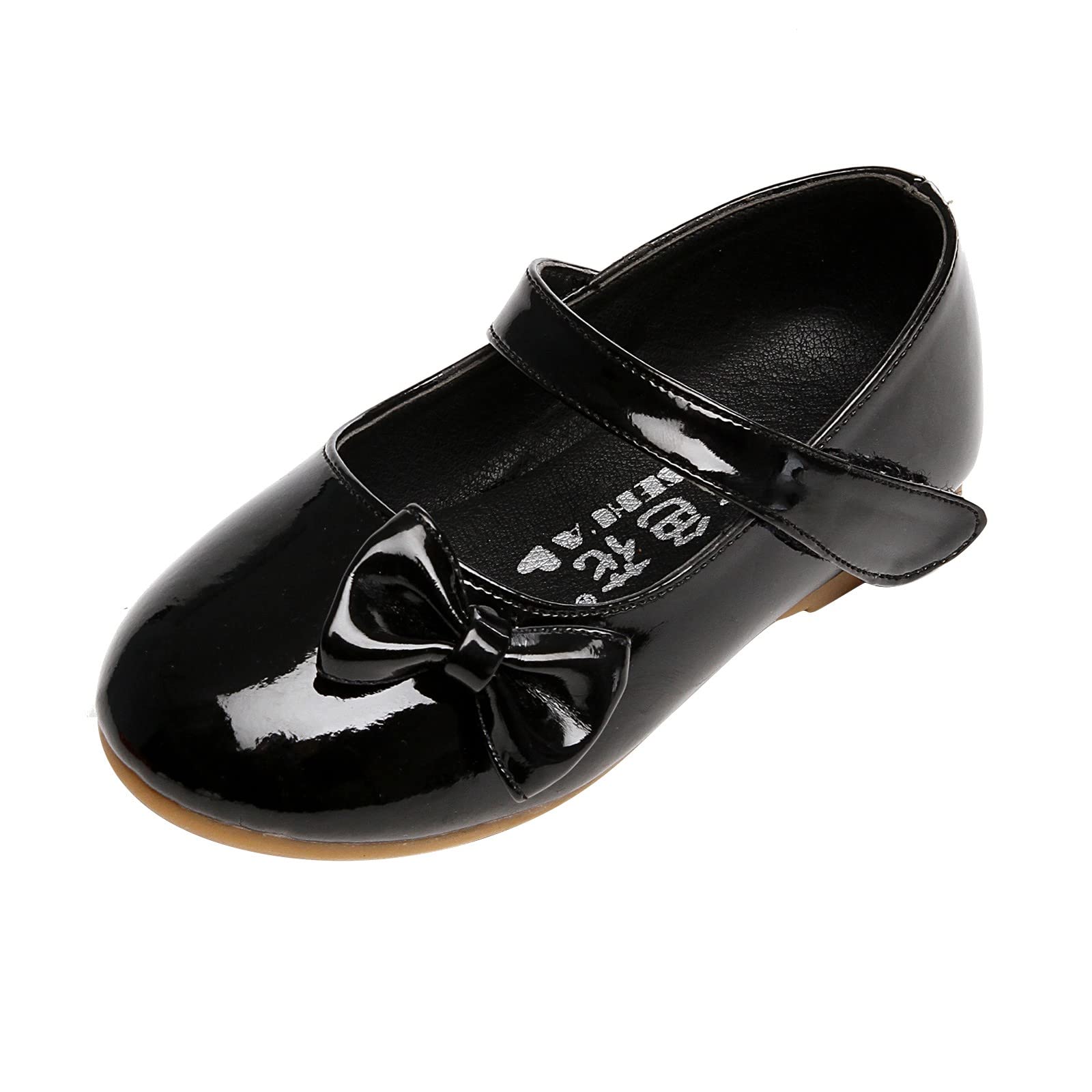 TODOZO Girls Leather Dance Shoes - Size 3 Sneakers for Performance, Ballet & Casual Wear | Comfortable Kids Shoes for School, Recital & Playtime