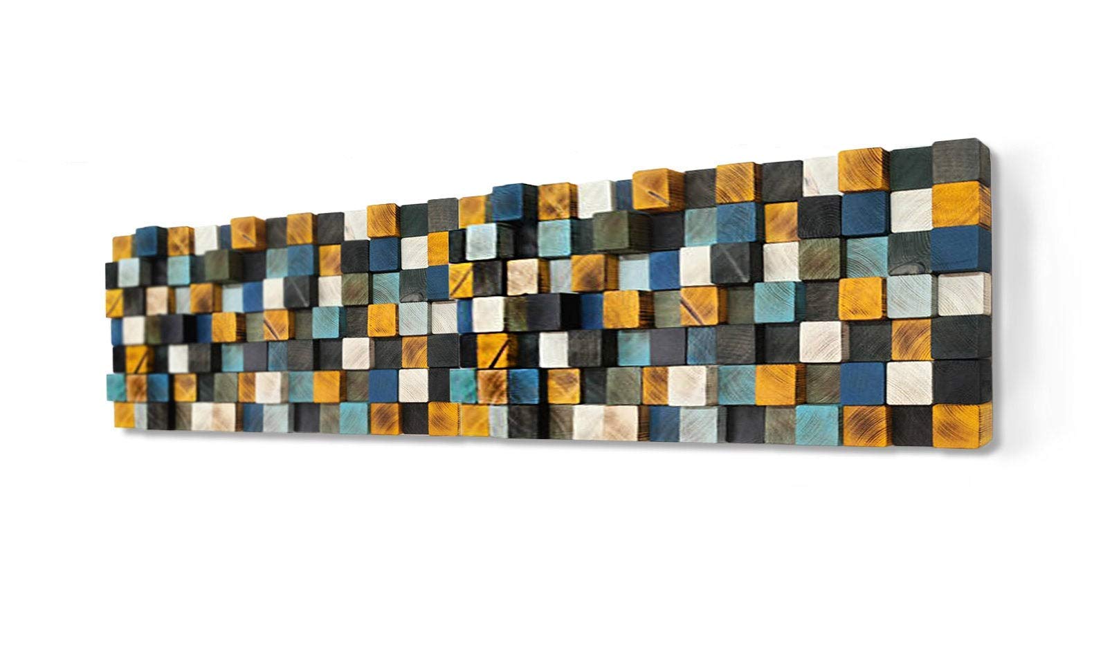 Wooden Sound Diffuser Panels - Acoustic Wall Decor for Living Room & Home Theater - 3D Hanging Art Panels for Noise Reduction & Stylish Interior Design