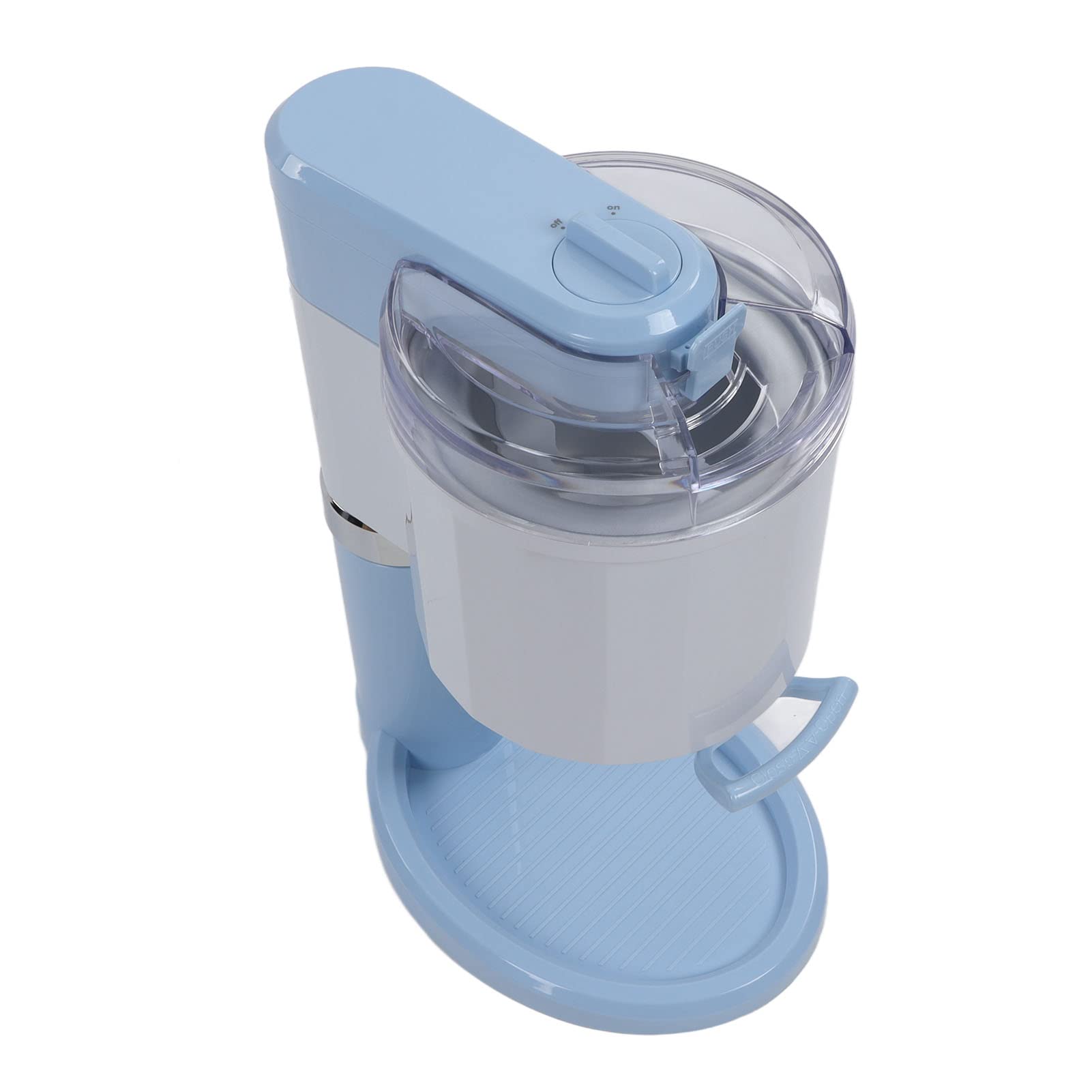 15W 1000ml Frozen Dessert Maker Ice Cream Machine with ABS Housing - Perfect for Dorm Rooms, Small Kitchens & Summer Treats at Home