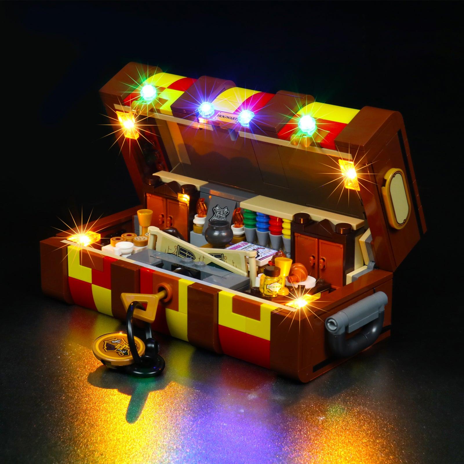LEGO Harry Potter Hogwarts Magical Trunk 76399 Light Kit - LED Lighting Set for Building Blocks with USB Power - Perfect for Display & Nighttime Play
