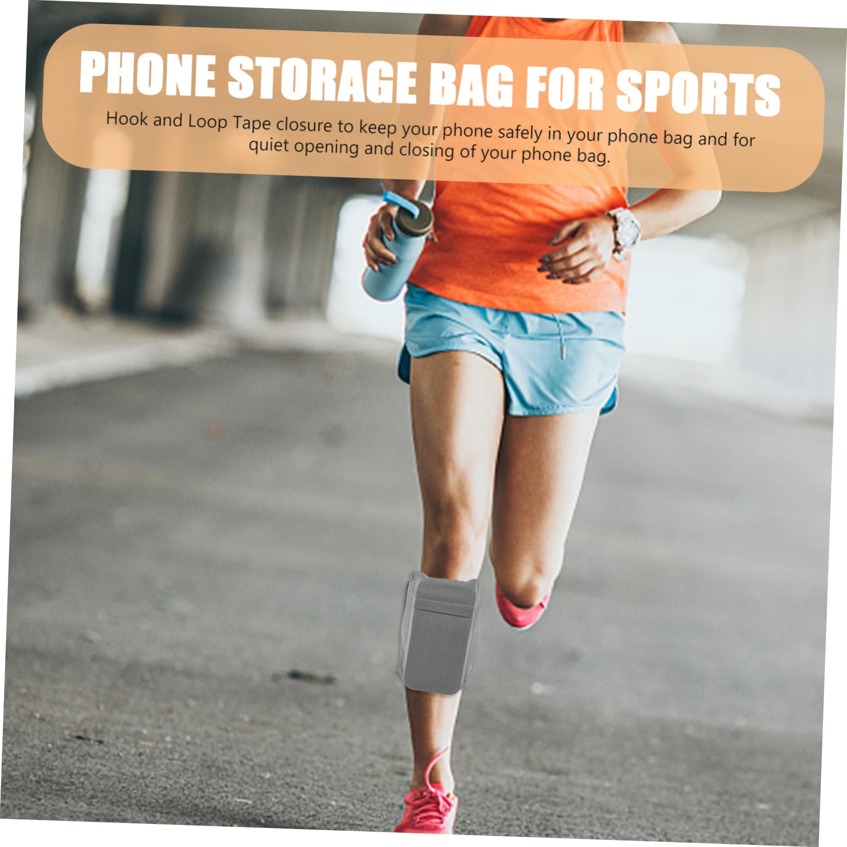 Adjustable Leg Phone Holder for Running & Gym - Sports Phone Storage Bag
