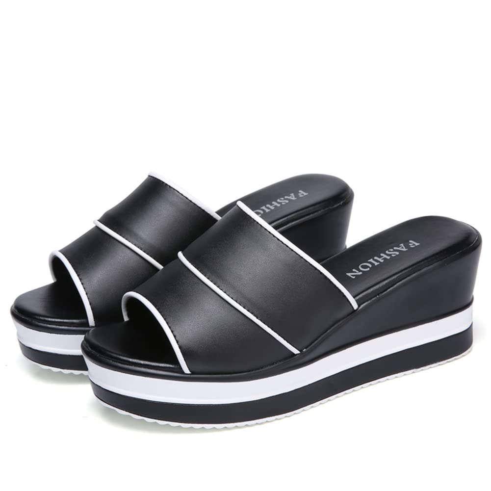 Women's Casual Platform Sandals with Wedge Heel - Comfortable Summer Beach Shoes for Walking, Travel & Outdoor Activities