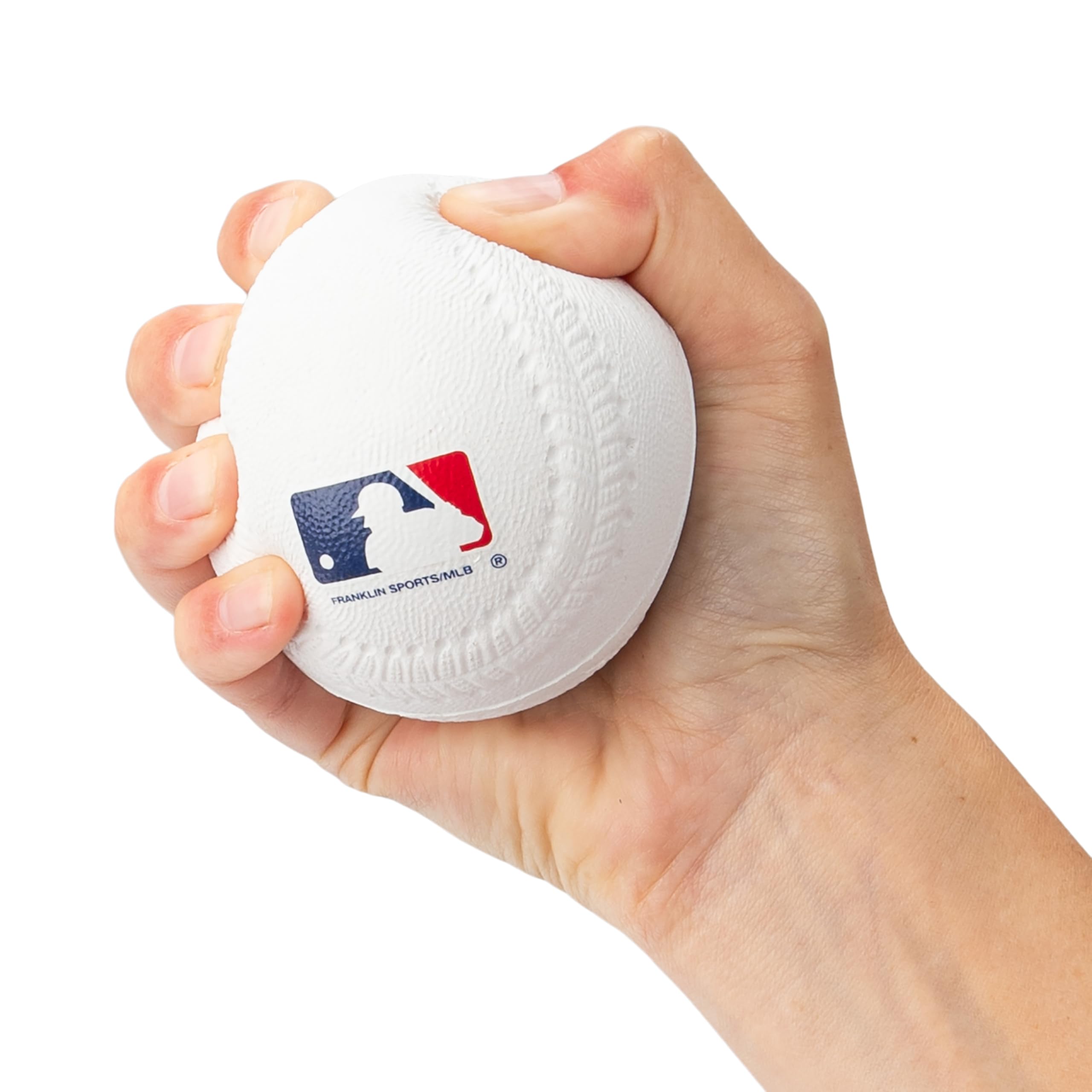 Franklin Sports Foam Baseballs - 3 Pack Soft Practice Balls for Kids Training | MLB Licensed | Safe for Indoor & Outdoor Use | Perfect for Backyard, Batting Cage & T-Ball Practice