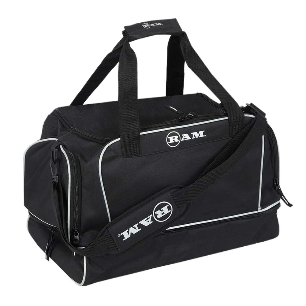 Ram Golf Duffel Bag/Gym Bag/Sports Holdall with Dedicated Shoe Compartment + Free Golf Shoe/Boot Bag, Perfect for Travel and Sports