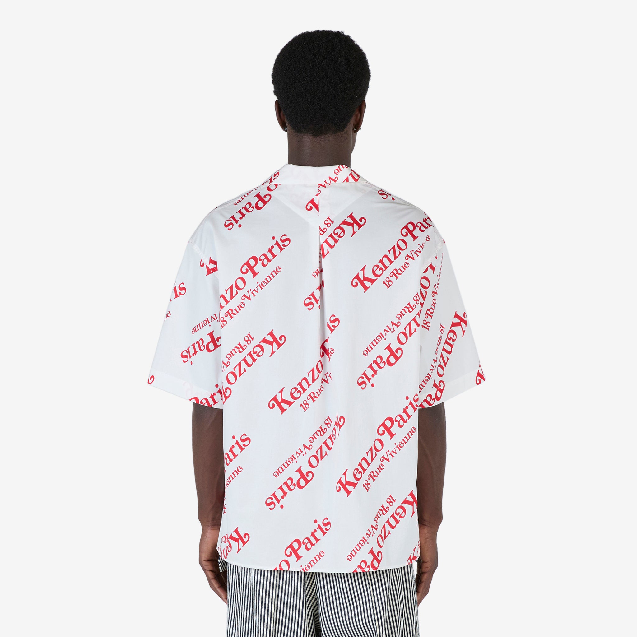 KENZO by Verdy Boxy Shirt in Off White | Oversized Streetwear T-Shirt for Men | Perfect for Casual Wear, Street Style & Urban Fashion