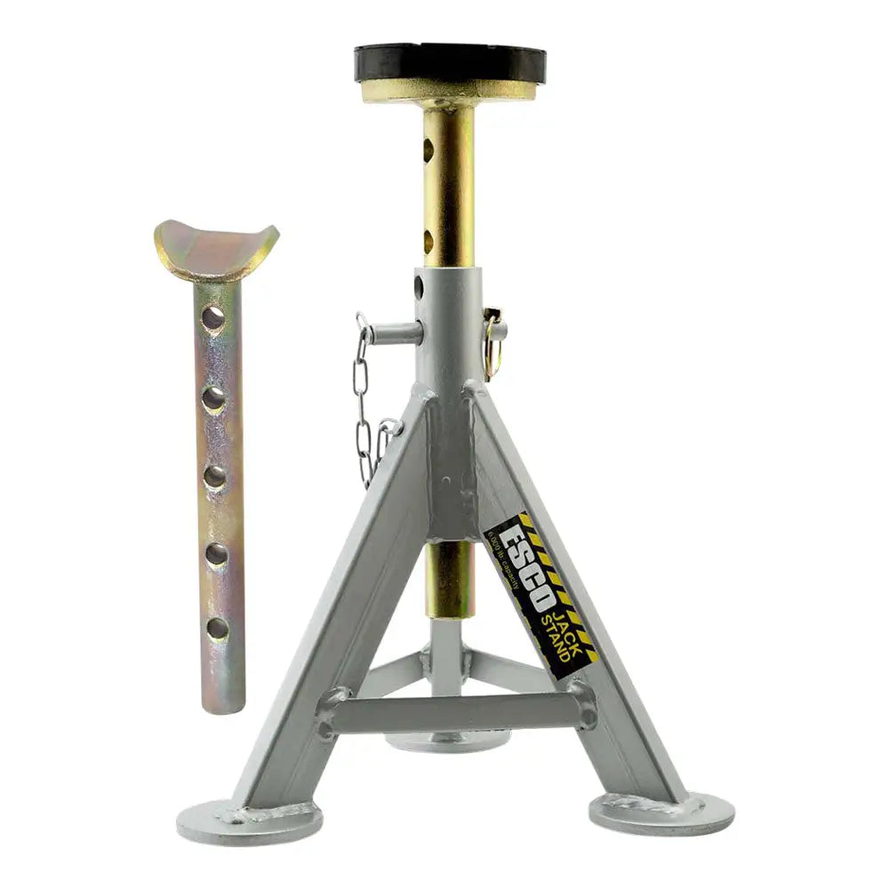3 Ton Heavy Duty Jack Stands with Axle and Rubber Cushion - Pair (10498K) - Ideal for Vehicle Maintenance, Auto Repair Shops, and DIY Car Lifting Projects