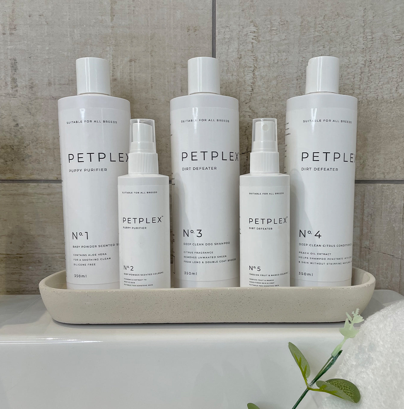 PetPlex No. 5 Dirt Defeater Cologne for Dogs - 100ml Fresh Scent Spray - Eliminates Odors & Keeps Fur Clean - Perfect for Grooming, Travel & Outdoor Adventures