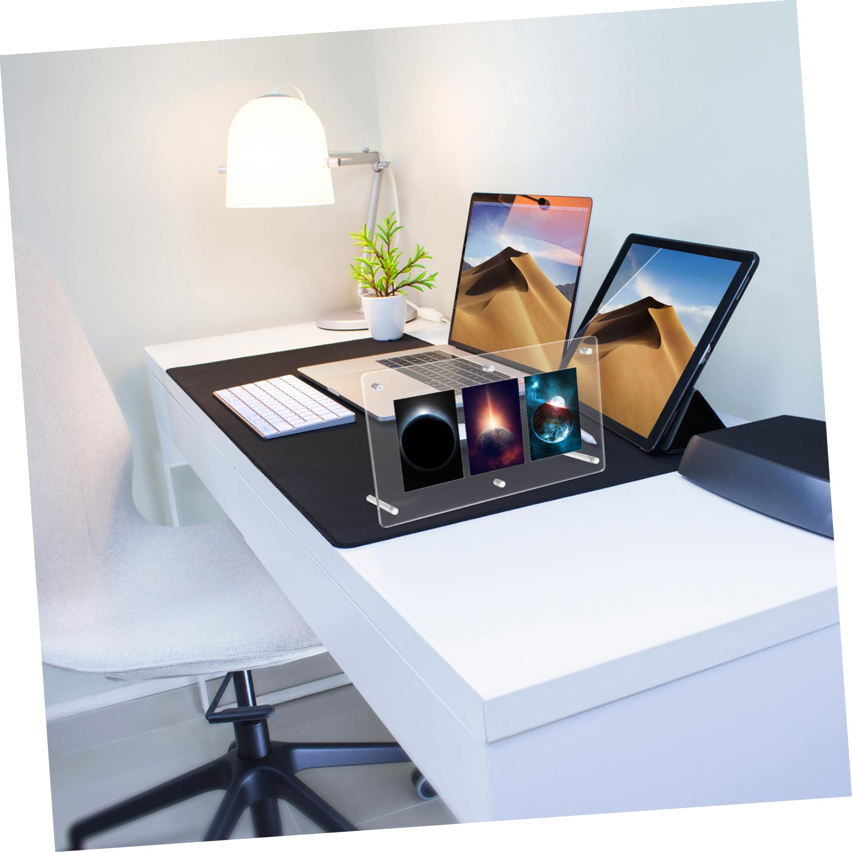 VICASKY 5-Piece Football Card Display Stand - Baseball & Trading Card Holder Frame for Sports Collectibles - Perfect for Showcasing, Organizing, and Protecting Your Valuable Card Collection at Home, Office, or Retail Stores