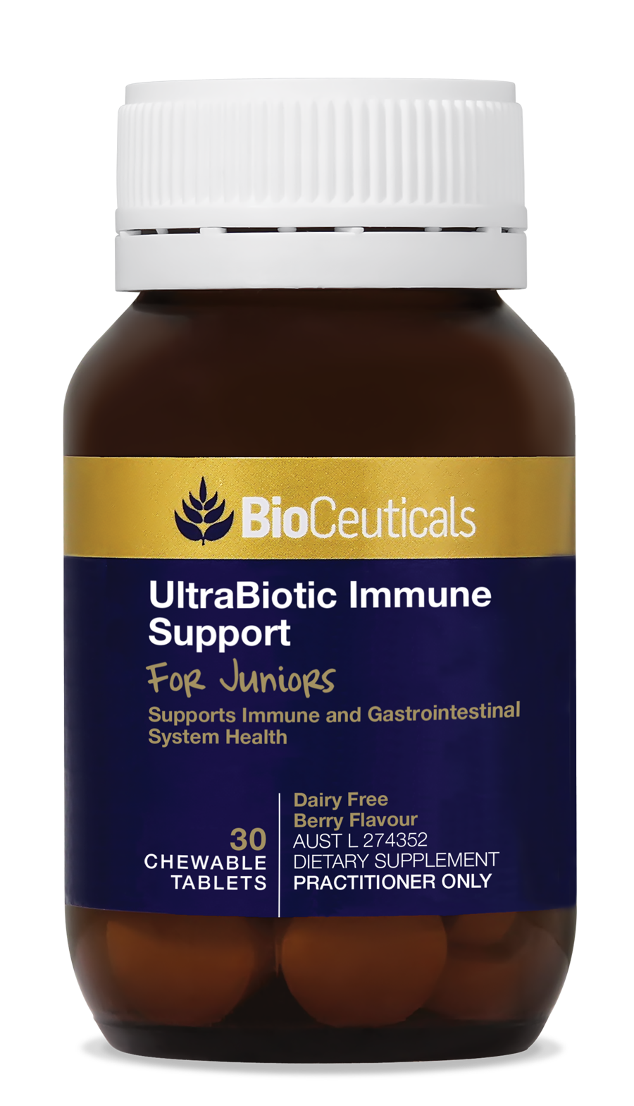BioCeuticals UltraBiotic Immune Support for Kids - Probiotic Supplement for Children's Immunity & Gut Health - Perfect for School, Travel & Daily Wellness