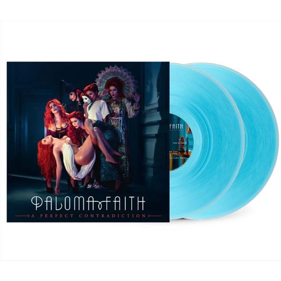 A Perfect Contradiction Blue Vinyl Record - Limited Edition Music Album for Collectors & Audiophiles - Perfect for Home Listening, Gifts & Vinyl Collections