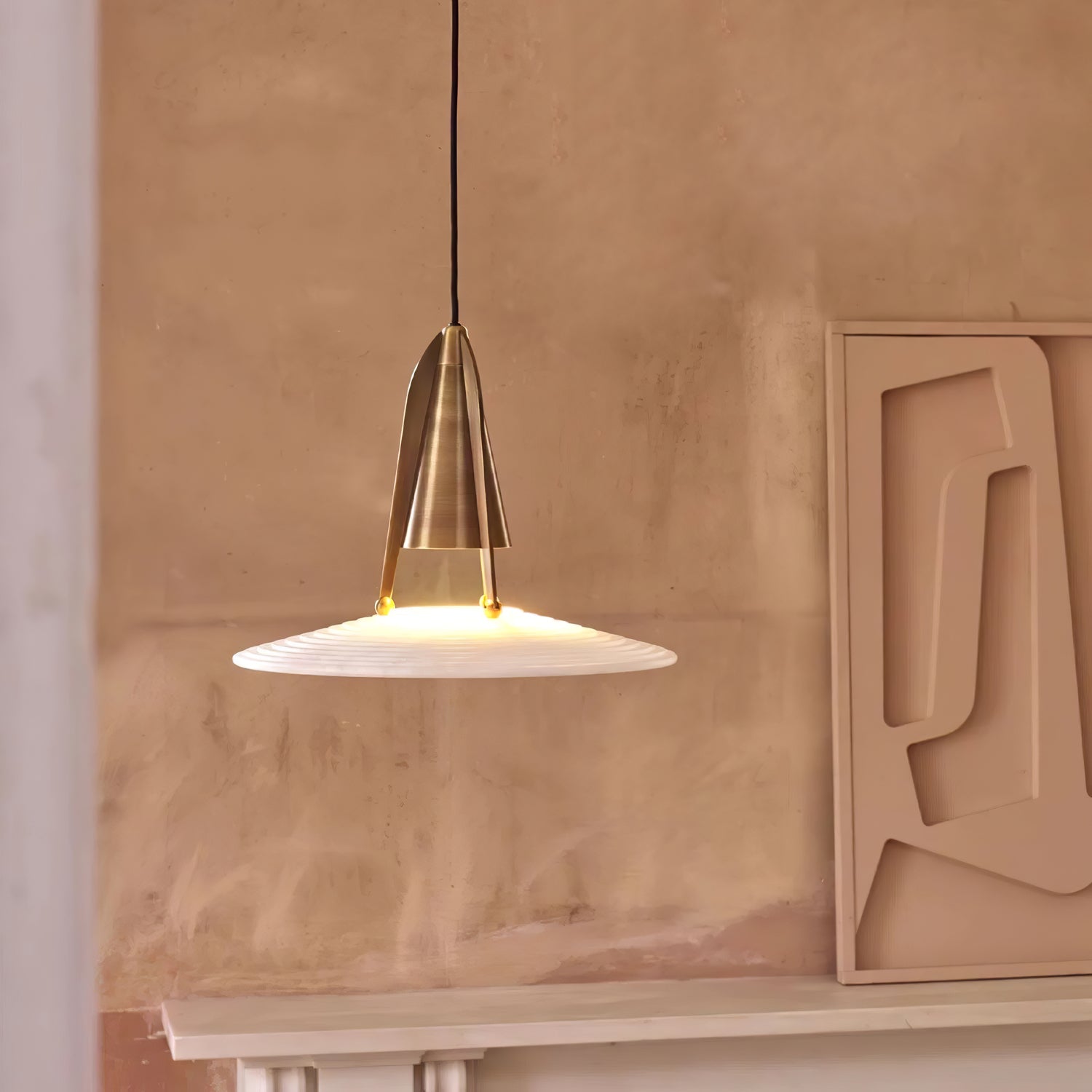 Aragon Modern Pendant Light - Elegant Hanging Lamp for Dining Room, Kitchen Island, Living Room & Bedroom Decor - Dimmable LED Ceiling Light Fixture