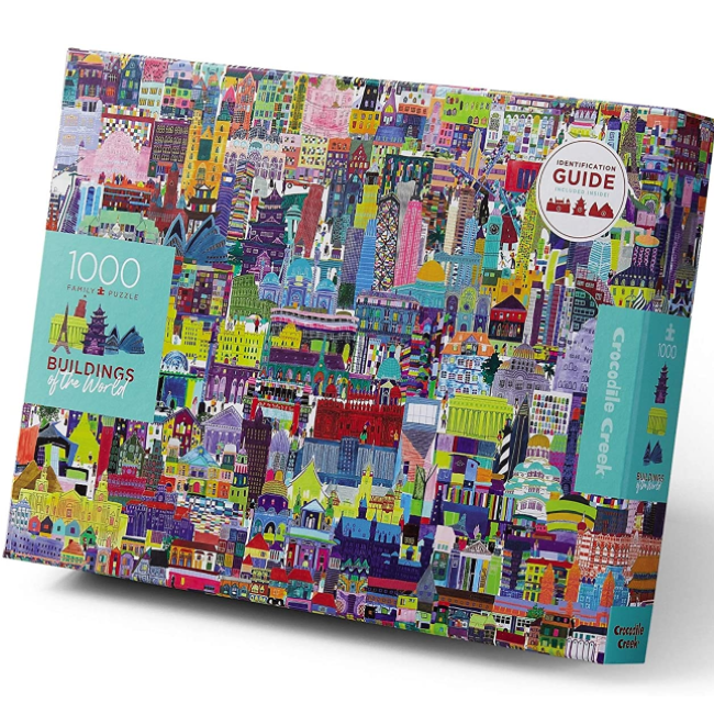 Premium 1000-Piece Jigsaw Puzzle - Famous Buildings of the World Collection | Educational & Fun Family Activity | Perfect for Adults & Teens | Home Decor & Gift Idea