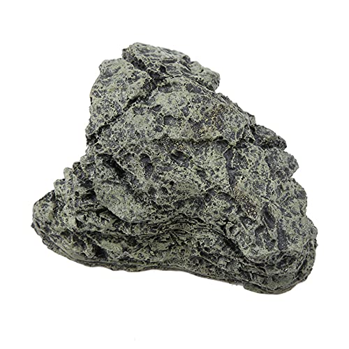 Tnfeeon Reptile Hideout Cave - Natural Terrarium Decor for Lizards, Snakes & Geckos - Waterproof Shelter Box for Aquarium & Reptile Habitat (Small) - Perfect for Desert, Jungle & Forest Terrarium Setups