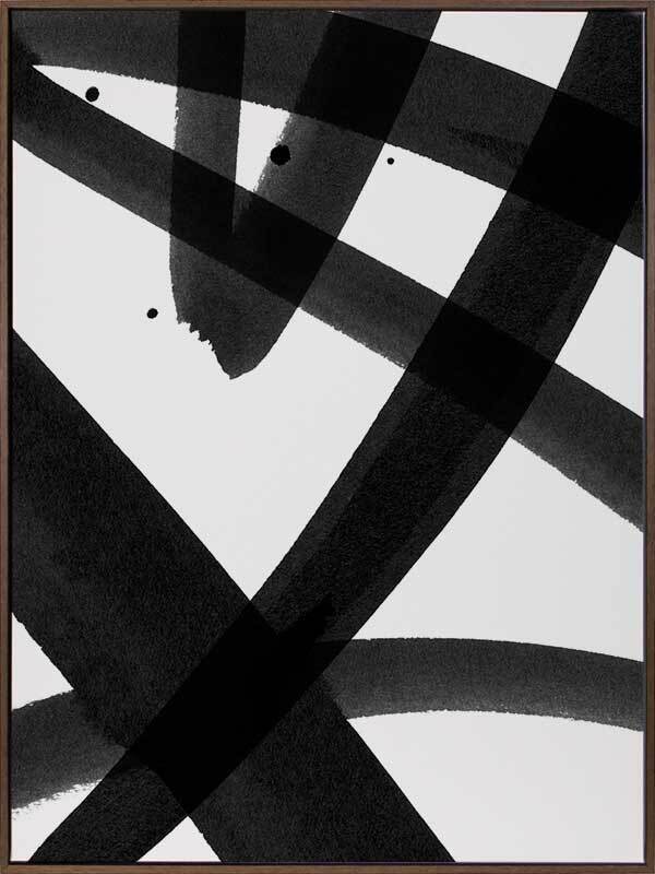 Balancing Act Smudge Canvas Art Print - Modern Abstract Wall Decor for Living Room, Bedroom & Office - Perfect for Home & Office Decor