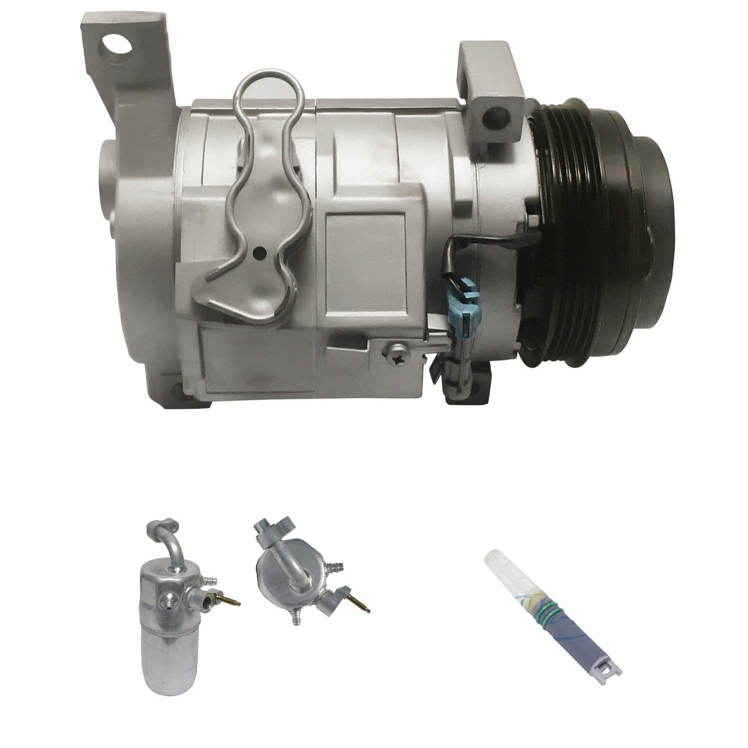RYC Automotive AC Compressor & Clutch Kit KT D047 - Replacement for Car Air Conditioning System | Perfect for Summer Cooling & Vehicle AC Repair