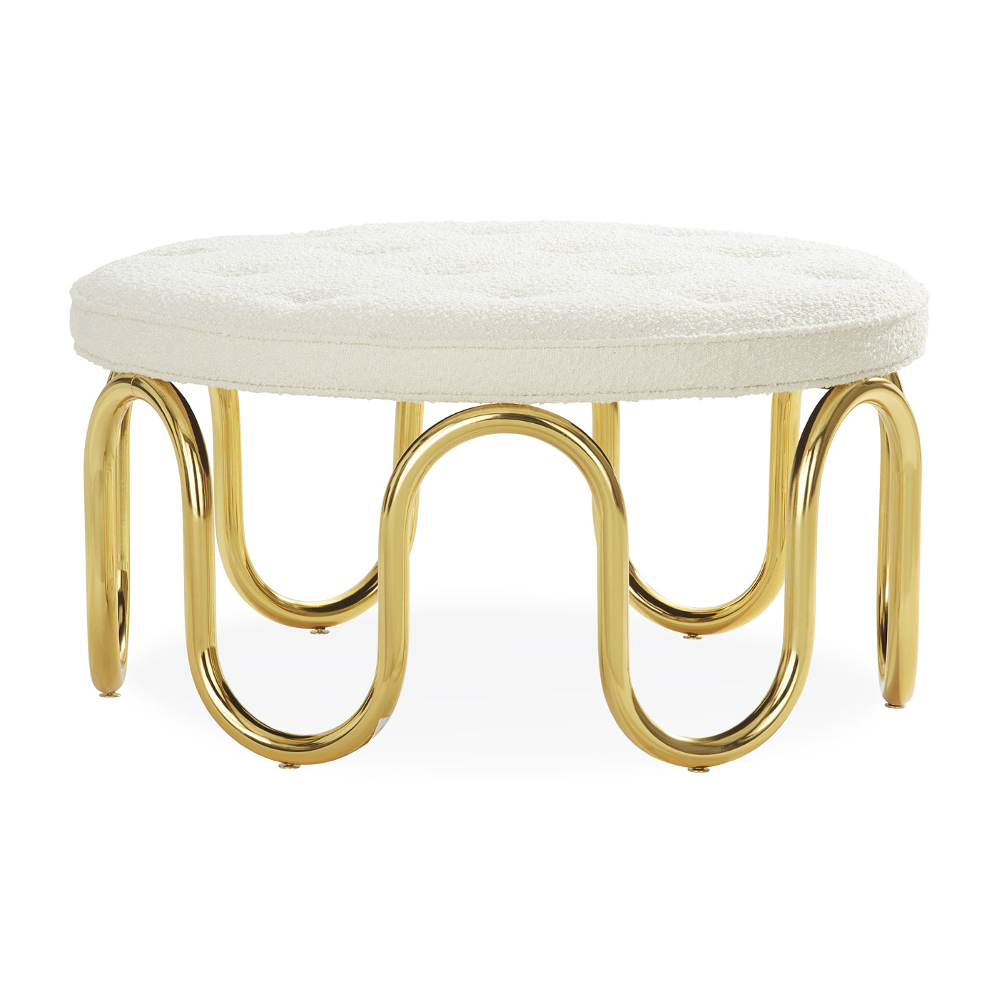 Scalinatella Ottoman - Modern Storage Ottoman with Tufted Top, Perfect for Living Room, Bedroom & Home Decor